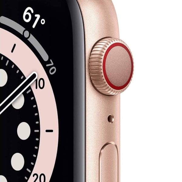 Apple Watch Series 6 Gold 40 mm GPS+Cellular - Pink Sport Band - Imagen 3