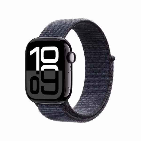 Apple Watch Series 10 Jet Black 46 mm -  Midnight Sport Loop