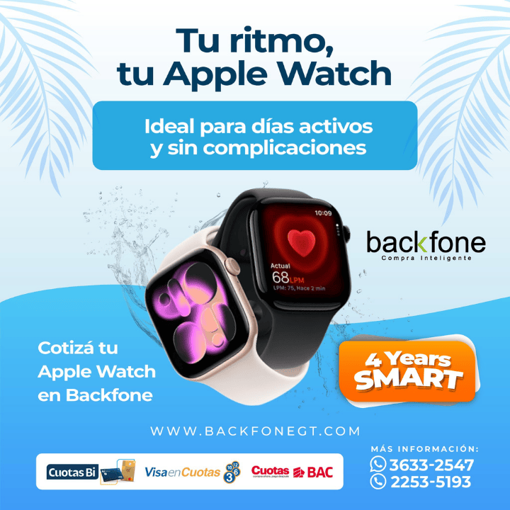 Compra Apple Watch en Guatemala. Hasta 40% más barato.